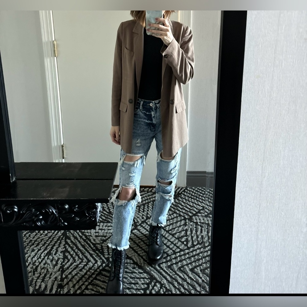KanCan Amy High Rise Mom Fit Denim Jeans